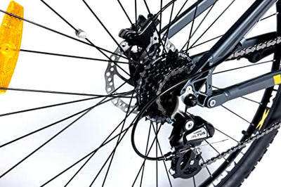 moma bikes Unisex-Adult EMTB 29" PRO Full SUSP. M-L Central Motor, Grey/Black