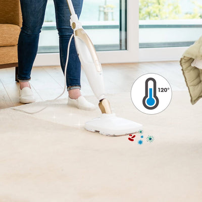 Livington Prime Steam Scrubber - multifunktionaler 10-in-1 Dampfreiniger - mit Vibrationspower - Reinheit der Superlative - das Original aus dem TV