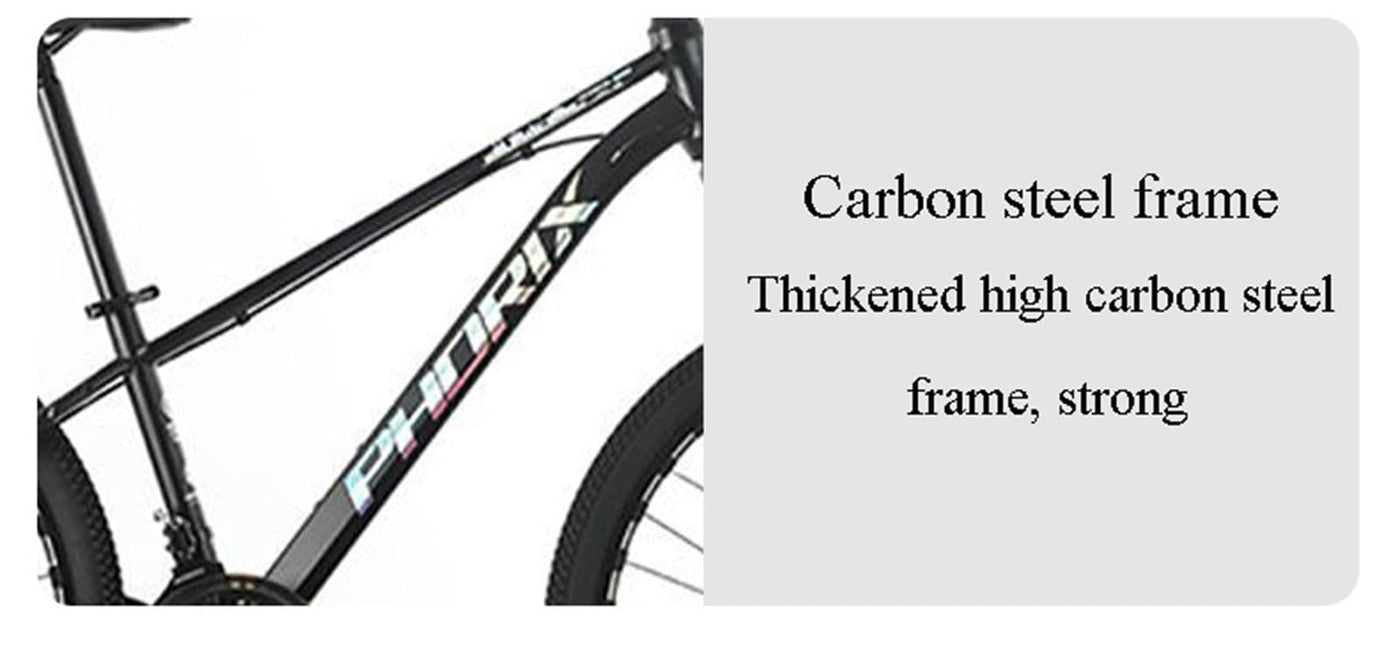 Wmmner Mountainbike 24 Zoll 26 Zoll Speed-Rennrad Herren- Und Damenfahrrad Aus Kohlenstoffstahl/D/26 Zoll