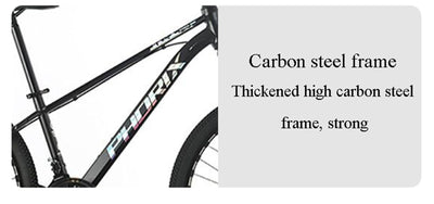 Wmmner Mountainbike 24 Zoll 26 Zoll Speed-Rennrad Herren- Und Damenfahrrad Aus Kohlenstoffstahl/D/26 Zoll