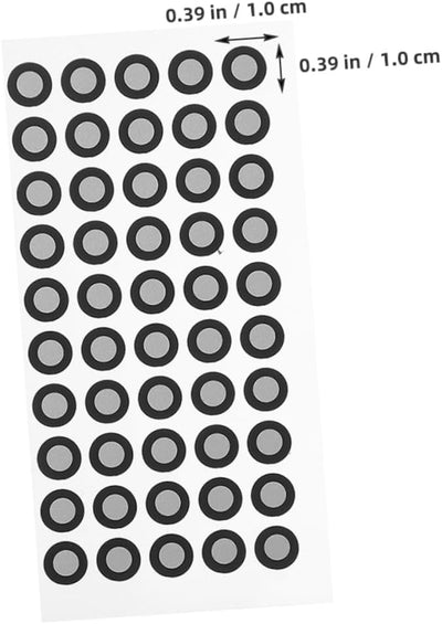 HOMSFOU 25 Blätter Reflektierende Folie für den Scanner reflektorfolie Reflective Sticker Aufkleber Markierungspunkte des Scanners Referenzpunkte für 3D-Scanner - Zubehör das Haustier