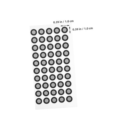 HOMSFOU 25 Blätter Reflektierende Folie für den Scanner reflektorfolie Reflective Sticker Aufkleber Markierungspunkte des Scanners Referenzpunkte für 3D-Scanner - Zubehör das Haustier