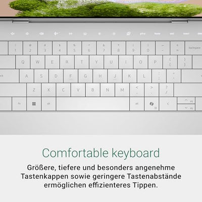 Dell XPS 13 (9350) Laptop 13.4" FHD+ 120Hz, Intel Core Ultra 7 Series 2 Intel - Evo Edition, Intel Arc, 32GB RAM, 1TB SSD, Windows 11 Home Copilot, Deutsch QWERTZ Backlit Keyboard, Platin