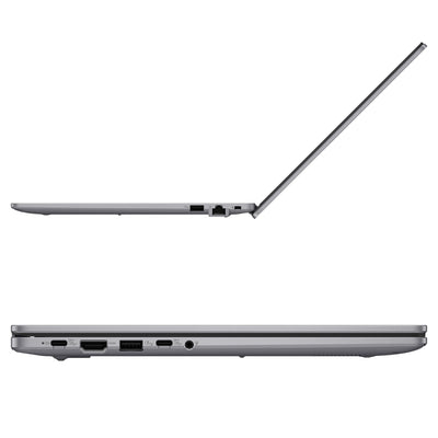 ASUS ExpertBook P1 Business Laptop, Intel Core i5-13420H, 16 GB DDR5 RAM, 1 TB PCIe SSD, 15.6" FHD (1920x1080) Display, Intel UHD Graphics, QWERTZ Numerische Tastatur, Windows 11 Pro, Grau
