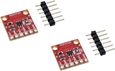 TECNOULAB 2 Stück MCP4725 I2C DAC Breakout Modul Entwicklungsboard CJMCU-MCP4725 12 Bit Auflösung