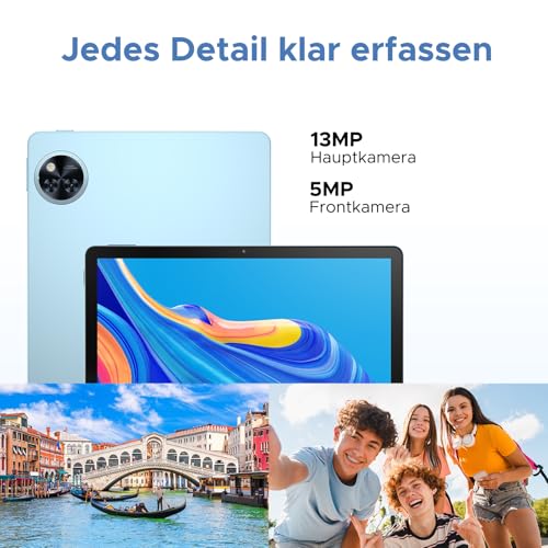 DOOGEE U11 Pro Android 16 Tablet 11 Zoll Gemini AI, 30GB+256GB (2TB TF) Gaming Tablets, 8580mAh, 90Hz Display, WiFi 5, T7200 Octa Core, 13MP+5MP, Tablet mit Tastatur, Stift, Maus, Hülle [2025]
