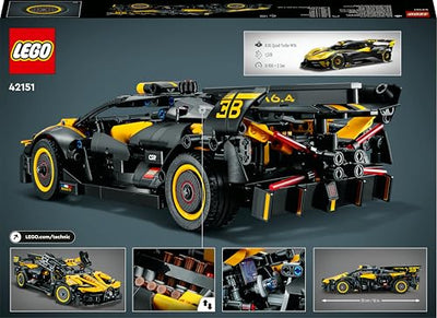 LEGO Technic Bugatti-Bolide, Auto-Modellbausatz, Sportwagen-Spielzeug, ikonisches Auto Set zum Sammeln, Bauspielzeug ab 9 Jahren 42151