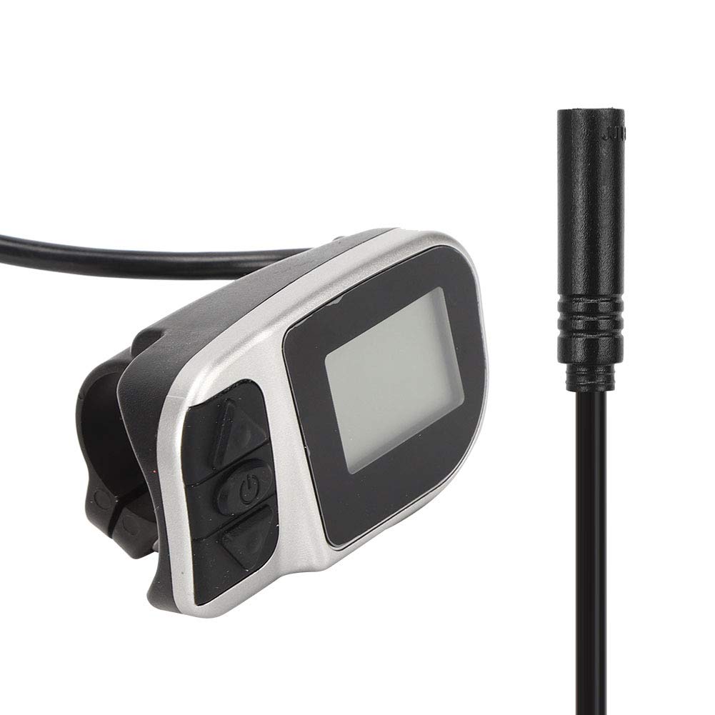 Qukaim MotorLCD Elektrozähler LCD Elektrozähler für TSDZ2 VLCD6 Motor, Mischmaterial, 6 Kerne, praktisches Display