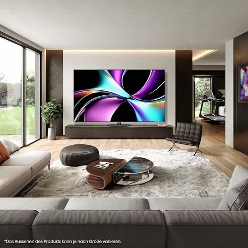 Hisense 55A85Q 139cm (55 Zoll) Fernseher, 4K UHD OLED Smart TV,120Hz, HDMI 2.1, Game Mode Pro, AMD FreeSync Premium, Dolby Vision IQ & Atmos, Bluetooth, Alexa Built-in, Schwarz, [2025]