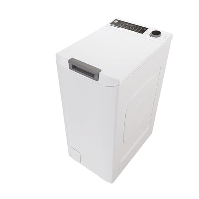 Hoover Toplader Waschmaschine THOS476TM5-S 7 kg I Smarte Bedienung mit Wi-Fi und Bluetooth I Nachlegefunktion I Mix Power System I 1400 U/min Schleuderdrehzahl I Weiß