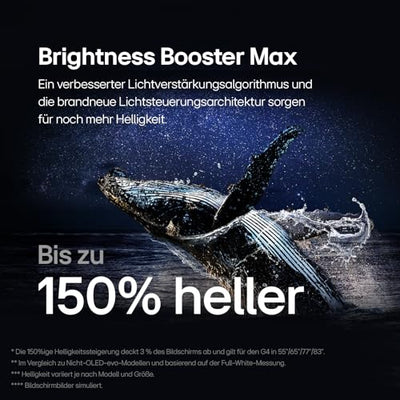 LG OLED65G49LS TV 65" (165 cm) OLED evo Fernseher (α11 4K AI-Prozessor, webOS 24, Dolby Vision, bis zu 120Hz) [Modelljahr 2024]