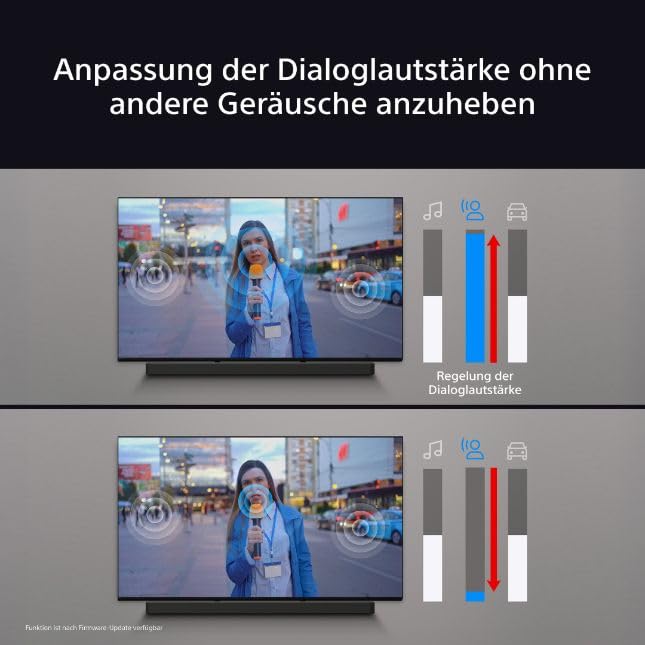 Sony BRAVIA Theatre System 6 (5.1-Kanal-Surround Sound, 1000 W, inkl. Rücklautsprecher & Subwoofer, Dolby Atmos, DTS:X, AI Voice Zoom 3 mit BRAVIA TV, DSEE, Multi-Stereo-Party-Modus) Schwarz