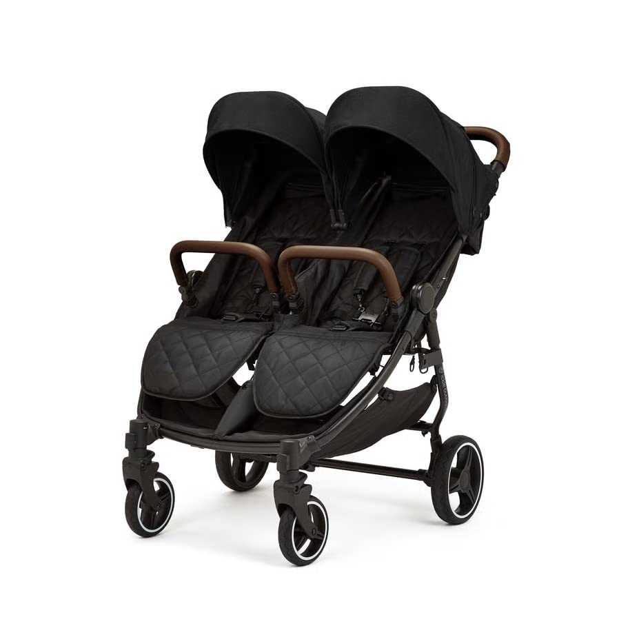 Ickle Bubba Venus Prime Doppel-Kinderwagen (Schwarz)