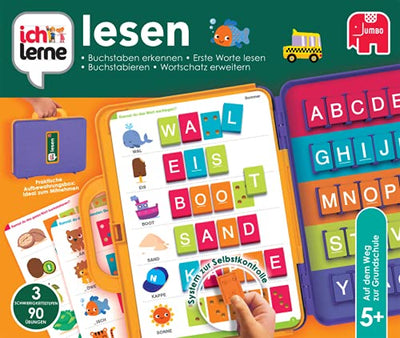 Jumbo Spiele - Ich lerne Lesen - Lernspiele ab 5 Jahren - für 1 Spieler - Vorschule Kindergarten