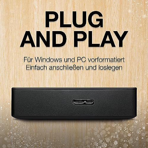 Seagate Portable Drive 5TB tragbare externe Festplatte, 2.5 Zoll, USB 3.0, inkl. 2 Jahre Datenrettungsdienst, Modellnr.: STGX5000400