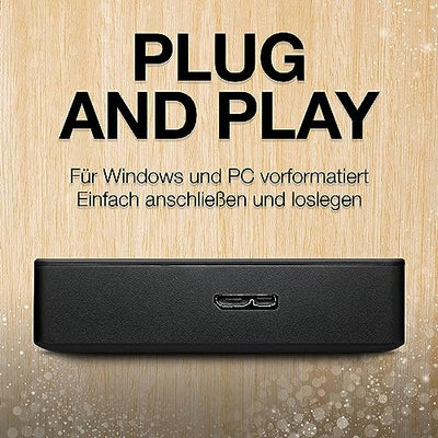 Seagate Portable Drive 5TB tragbare externe Festplatte, 2.5 Zoll, USB 3.0, inkl. 2 Jahre Datenrettungsdienst, Modellnr.: STGX5000400