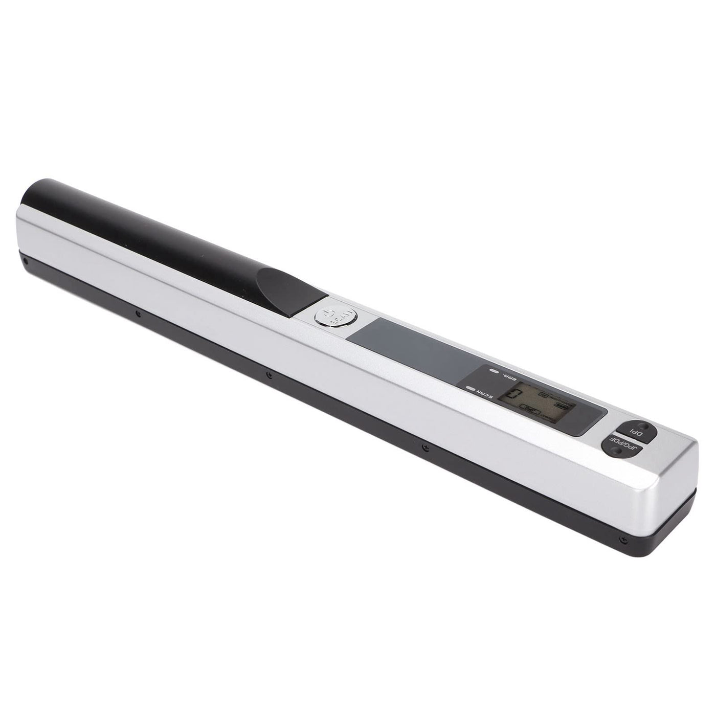 Tragbarer Handscanner 300 600 900DPI Speicherkartenspeicher A4 Handscanner für Dokumente Fotos Zeitschriften Silber Schwarz,Scanner & Zubehör Dokumentenscanner (Silber schwarz)