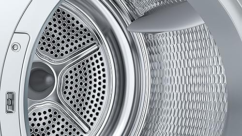 Bosch WTH83V03, Wärmepumpentrockner 7 kg, Serie 4, optimaler Trocknungsgrad dank AutoDry, Nachlegefunktion, TouchControl-Tasten, Umweltfreundliches Kältemittel, EasyClean Filter, Weiß