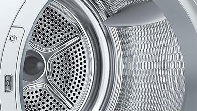 Bosch WTH83V03, Wärmepumpentrockner 7 kg, Serie 4, optimaler Trocknungsgrad dank AutoDry, Nachlegefunktion, TouchControl-Tasten, Umweltfreundliches Kältemittel, EasyClean Filter, Weiß