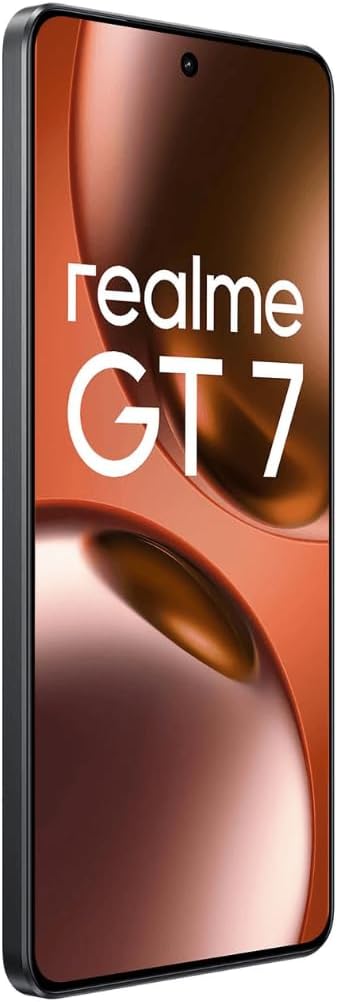 realme GT7 5G Smartphone,12+512GB,7000 mAh Battery,120W Charge,Dimensity 9400e Chipset,IMX906 50MP Camera, AI Planner,6000nits Pro-Esports 120Hz Display,IP69,Black,Amazon Exclusive(No Adapter)