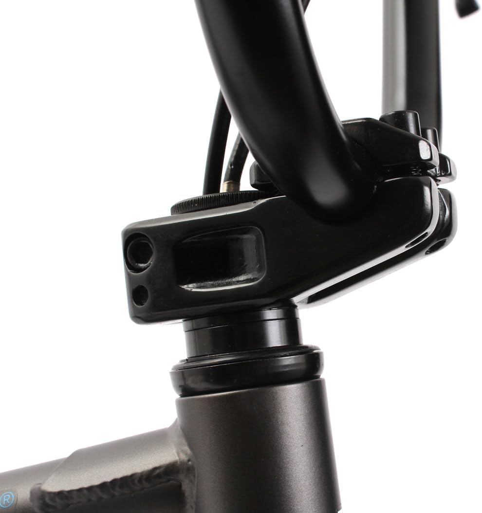 KHEbikes BMX Fahrrad Chris BÖHM, 20 Zoll, patentierter Affix 360° Rotor, matt dunkelgrau, leichtes Gewicht - nur 11,3kg!