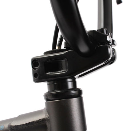 KHEbikes BMX Fahrrad Chris BÖHM, 20 Zoll, patentierter Affix 360° Rotor, matt dunkelgrau, leichtes Gewicht - nur 11,3kg!