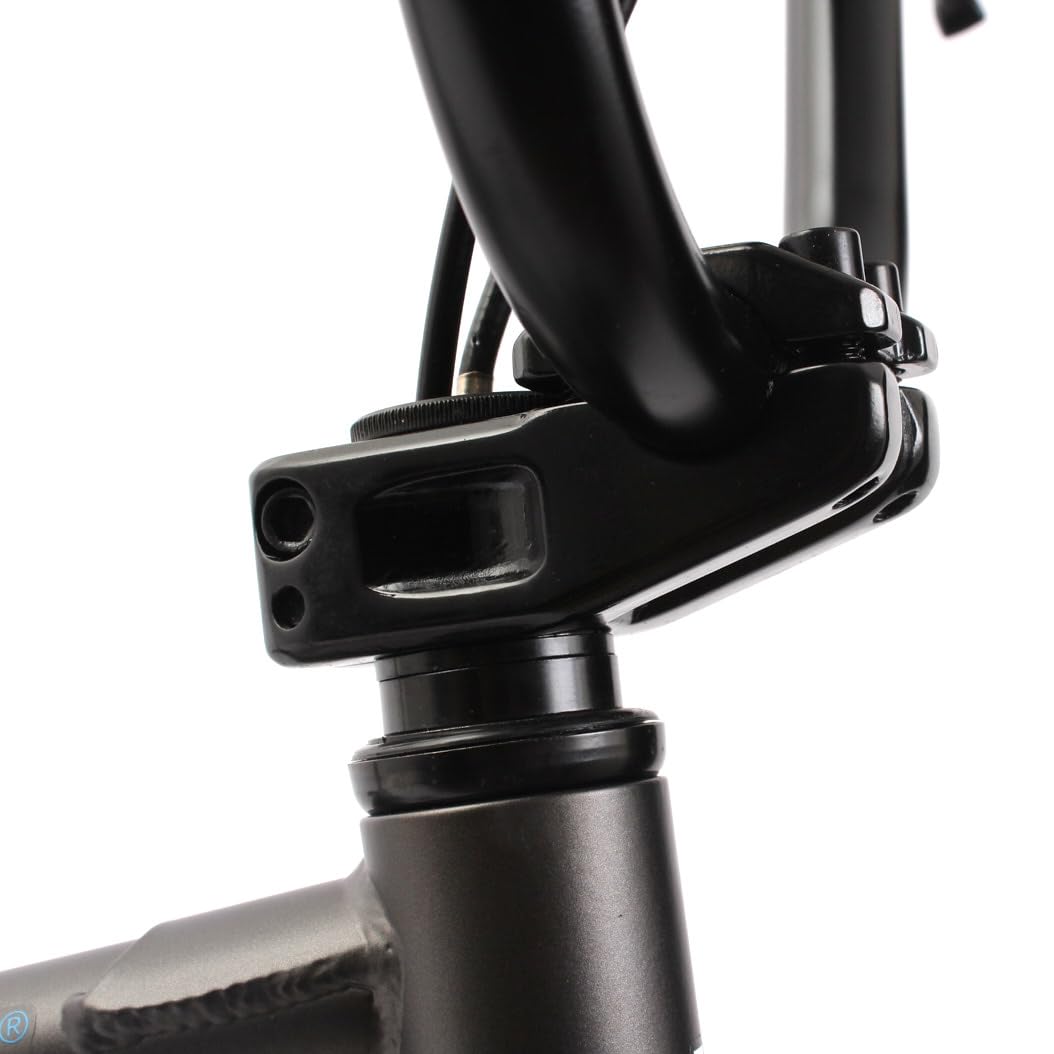 KHEbikes BMX Fahrrad Chris BÖHM, 20 Zoll, patentierter Affix 360° Rotor, matt dunkelgrau, leichtes Gewicht - nur 11,3kg!