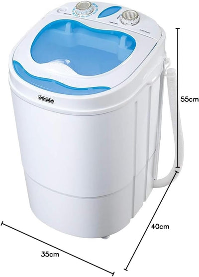 Mesko MS 8053 Waschmaschine Wäscheschleuder Waschautomat Reise Tragbar 3kg Max. 580W