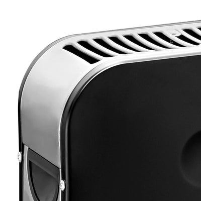 TROTEC Heizkörper elektro TCH 25 E – Heizleistung 750 W / 1250 W / 2000 W – Konvektor mobil, schwarz