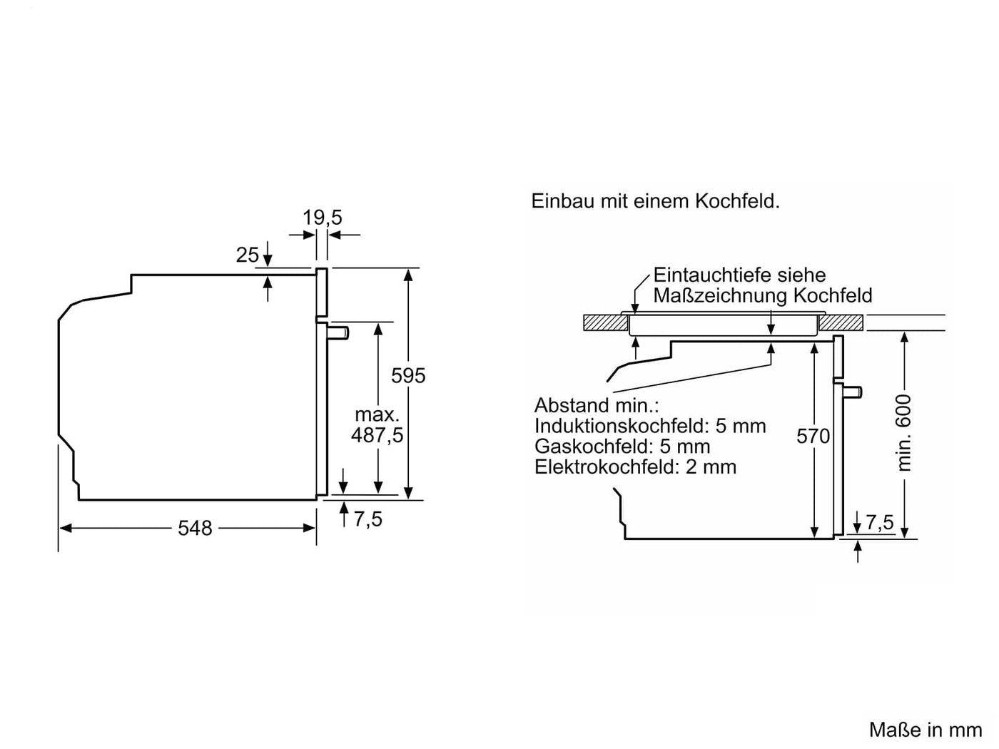 Siemens HB578GBS3, iQ500, Einbau-Backofen 60 x 60 cm, activeClean Pyrolyse Selbstreinung, TFT-Display, 3D Heißluft, Schnellaufheizung, cookControl40 Automatikprogramme, softMove, Edelstahl