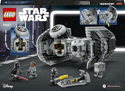 LEGO 75347 Star Wars TIE Bombe Spielzeug mit Darth Vader Minifigur mit Lichtschwert und Gonk-Droide, Starfighter Modell - Geschenk für Jungen und Mädchen ab 9 Jahren