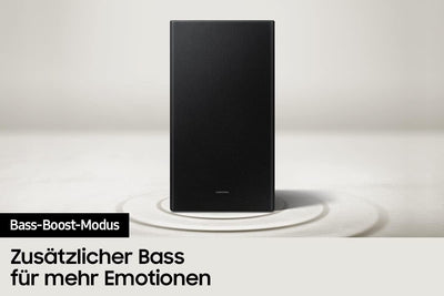 Samsung HW-B540 2.1-Kanal B-Soundbar (Deutsches Modell), Dolby 2.0 und DTS Virtual:X, Adaptive Sound Lite, Game Mode [2022], Schwarz