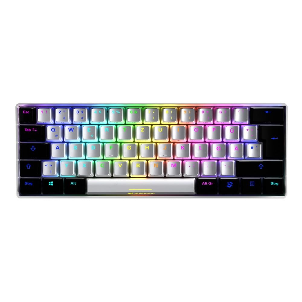 Sharkoon Skiller SGK50 S4 wh Kailh Blue, USB Gaming-Tastatur, weiß