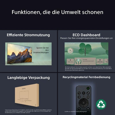 Sony BRAVIA 3 - Direct LED 75 Zoll Fernseher (K75S32), X-Balanced Speaker, Dolby Vision/Atmos, IMAX Enhanced, Google TV (2025), Google Cast, Apple AirPlay 2, Eco Dashboard 2, Game Menu 2, Smart TV