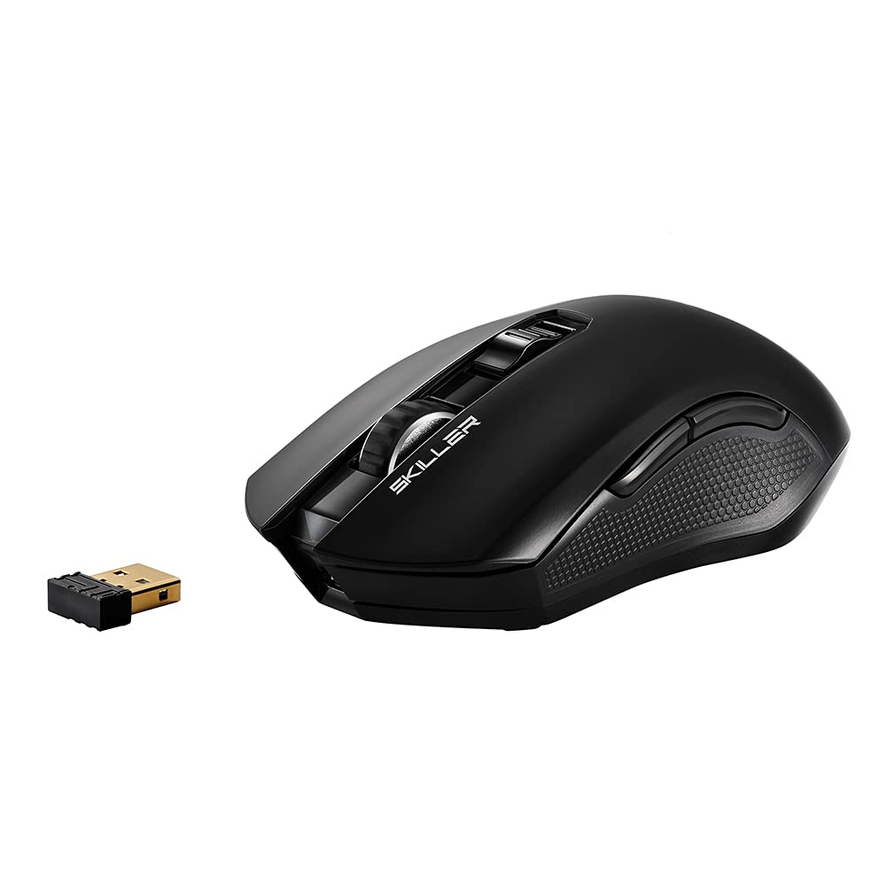 Sharkoon SKILLER SGM3 schwarz, optische Gaming Maus, Dual Mode (Funk oder Kabelgebunden), RGB