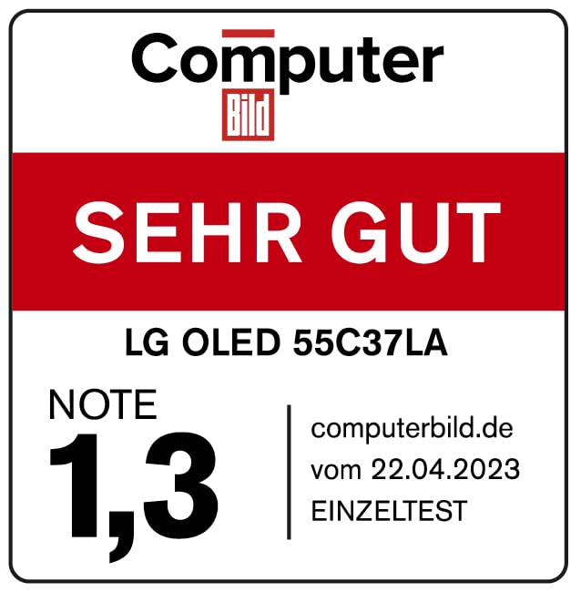 LG OLED55C37LA TV 139 cm (55 Zoll) OLED evo Fernseher (Smart TV, Brightness Booster, 120 Hz) [Modelljahr 2023]