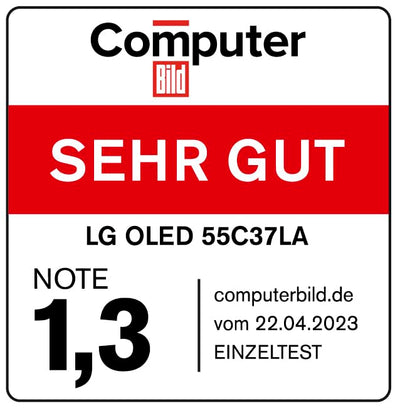 LG OLED55C37LA TV 139 cm (55 Zoll) OLED evo Fernseher (Smart TV, Brightness Booster, 120 Hz) [Modelljahr 2023]