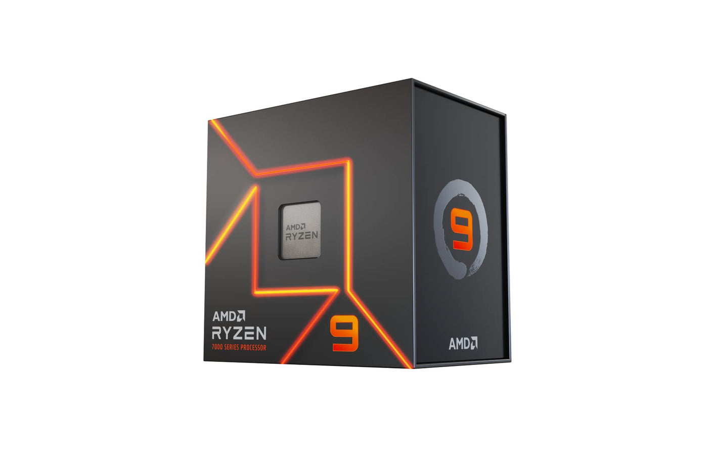 AMD Ryzen 9 7900X Prozessor, 12 Kerne/24 Threads, Zen 4 Architektur, 76 MB L3 Cache, 170 W TDP, bis zu X.X GHz Frequenz Boost, Sockel AMD 5, DDR5 und PCIe 5.0, Schwarz