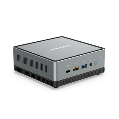 MINIS FORUM Mini PC UM700,AMD Ryzen 7 3750H 4-Kern-CPU 16 GB DDR4/512 GB SSD Mini Desktop Computer,HDMI/USB-C/DisplayPort,WLAN,USB3.1 * 3