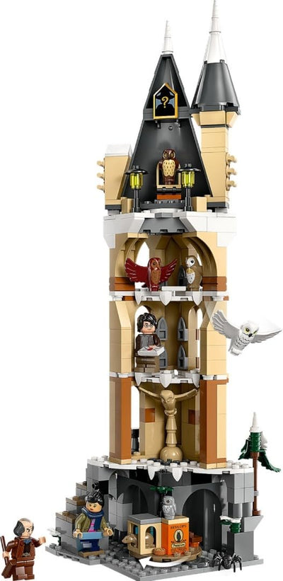 LEGO Harry Potter Eulerei auf Schloss Hogwarts, Abenteuer-Set mit Spielzeug-Tieren und 3 Mini-Figuren, Spielzeug zum Film für Kinder, Geschenk für Mädchen, Jungen und alle Fans ab 8 Jahren 76430