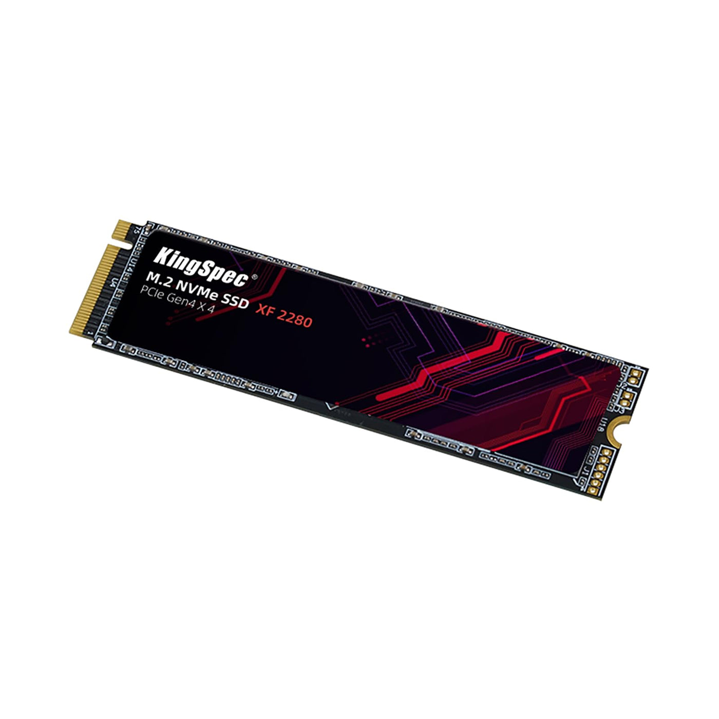 KingSpec 2TB M.2 SSD 2280 NVMe PCIe 4.0 x4, Unglaubliche Lese bis zu 5000MB/s, Interne M2 PCIe SSD Kompatibel mit Gaming Konsole/Desktop/Gaming Laptop