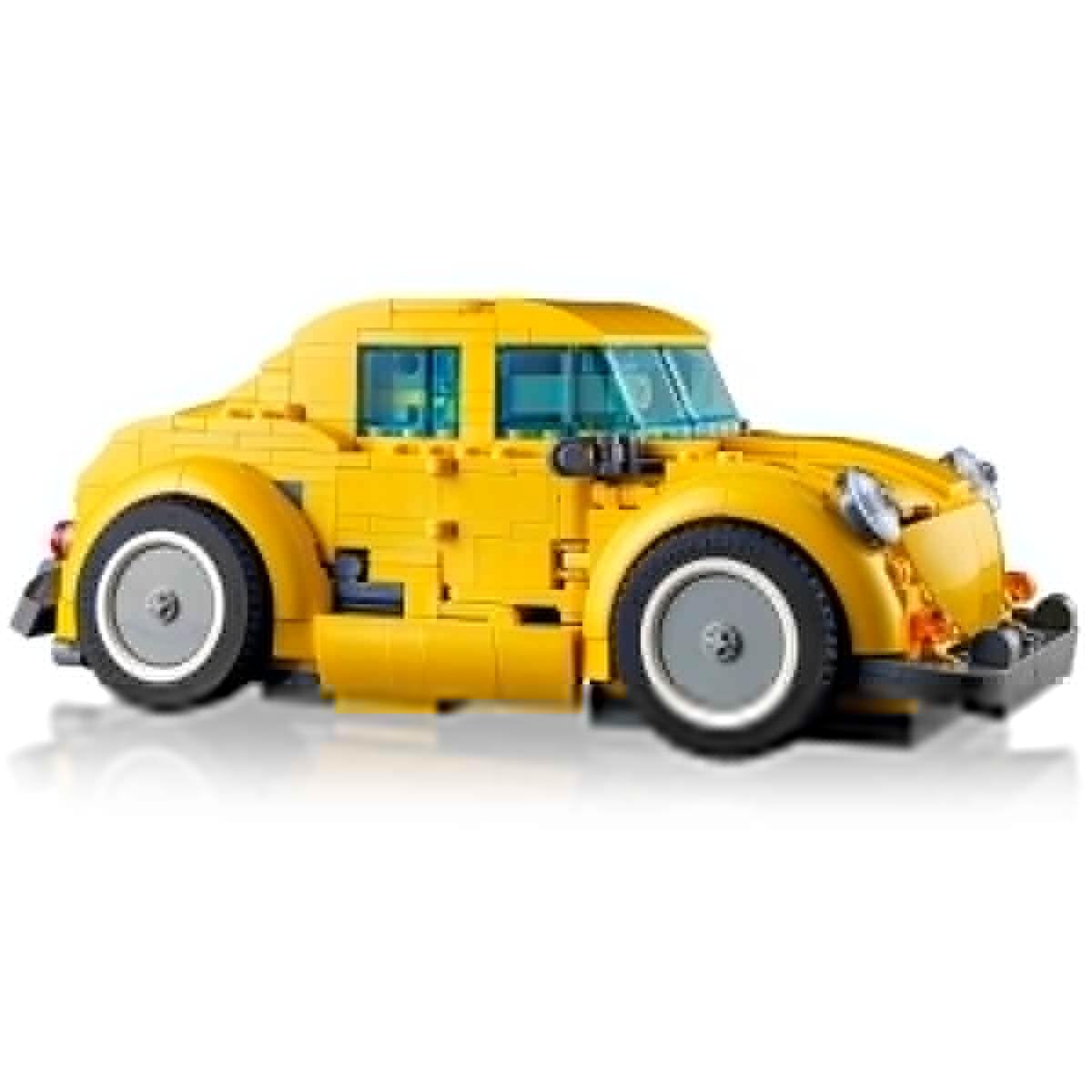 LEGO Icons Transformers Bumblebee, Roboter-Actionfigur für Erwachsene zum Sammeln, Bauset zum Film für Science-Fiction-Fans, lässt Sich in EIN Auto umbauen, Abenteuer-Spielzeug 10338