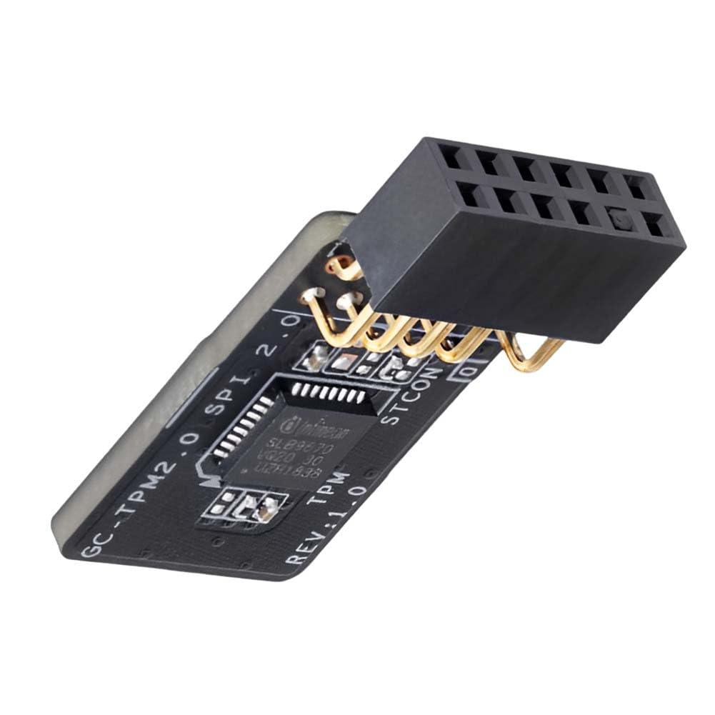 Modul TPM 2.0 Gigabyte Pour Carte mère Intel 400/300 Series ou AMD B350 GC-TPM20SPI20