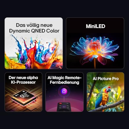 LG 50QNED86A6C TV 50 Zoll (127 cm) 4K QNED evo AI TV (α7 Gen8 4K AI Prozessor, webOS 25, 60Hz) [Modelljahr 2025]