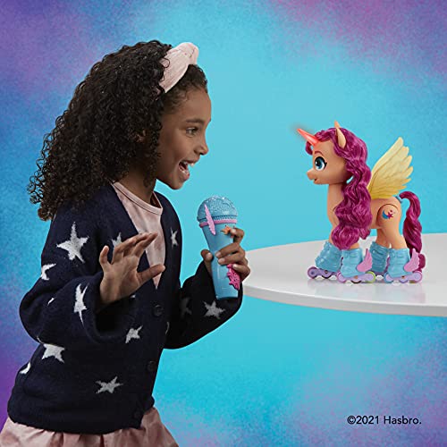 My Little Pony: A New Generation Sunny Starscout Inline-Singendes Rollerspielzeug 22,5 cm mit 50 Reaktionen, Lichter