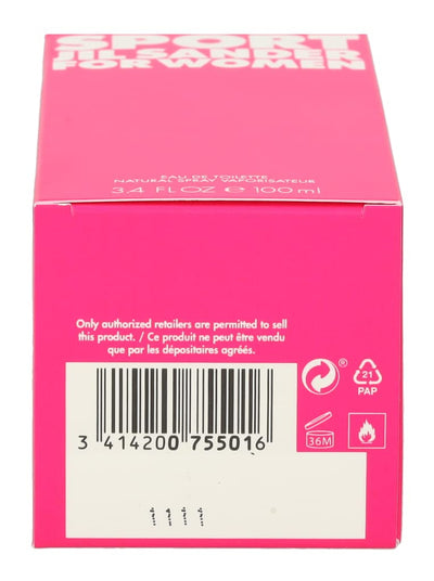 JIl Sander Sport For Women 100 ml Eau de Toilette für Damen