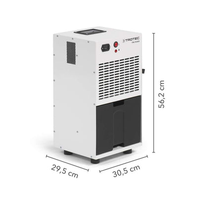 TROTEC Luftentfeuchter TTK 75 ECO Entfeuchter Entfeuchtung Raumentfeuchter 21 l/24h geeignet für Räume bis 45 m² / 110 m³