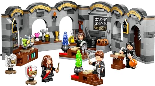 LEGO Harry Potter Schloss Hogwarts: Zaubertrankunterricht, Fantasy-Spielzeug, baubares Klassenzimmer, Geschenkidee für Jungen, Mädchen und alle Fans, mit Hermine Granger und Severus Snape 76431