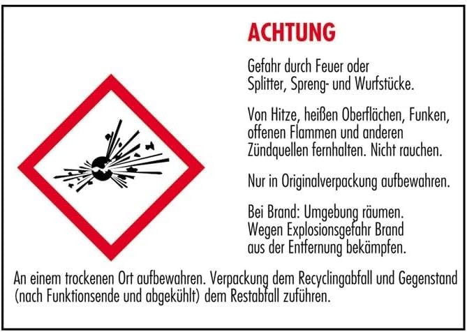 5 Stück Bengalfeuer rot Nico Feuerwerk Bengalos