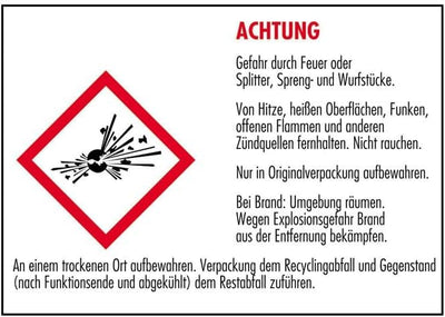 5 Stück Bengalfeuer rot Nico Feuerwerk Bengalos